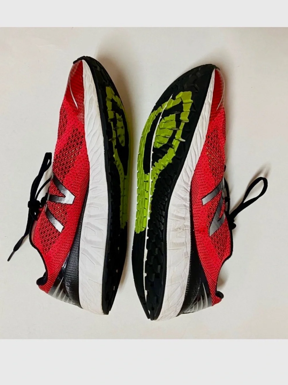 MVNGORB2 New Balance Red Running Energy Red Lime Shoes - Men's. Size 11